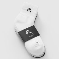 Mid Crew Socks 5 Pack | Grey/White/Black