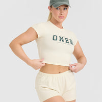 Cotton Baby T-Shirt with Printed Logo | Off White