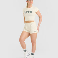 Cotton Baby T-Shirt with Printed Logo | Off White