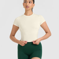 Mellowâ„¢ Soft Mid Short Sleeve T-Shirt | Off White