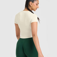 Mellowâ„¢ Soft Mid Short Sleeve T-Shirt | Off White