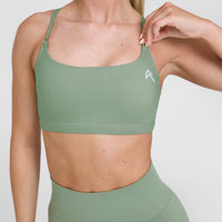 Everyday Cross Over Bralette | Sage