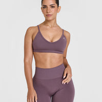 Timeless Strappy Bralette | Vintage Purple