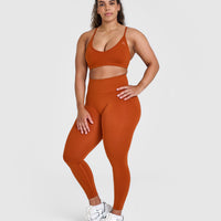 Timeless Strappy Bralette | Warm Copper