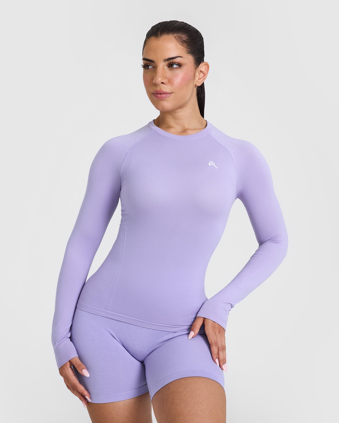 Go To Seamless Fitted Long Sleeve Top | Vintage Violet