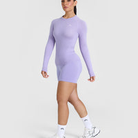 Go To Seamless Fitted Long Sleeve Top | Vintage Violet