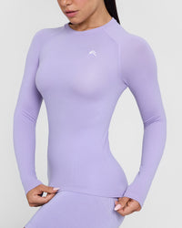 Go To Seamless Fitted Long Sleeve Top | Vintage Violet