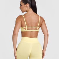 Timeless Strappy Bralette | Sherbert Yellow