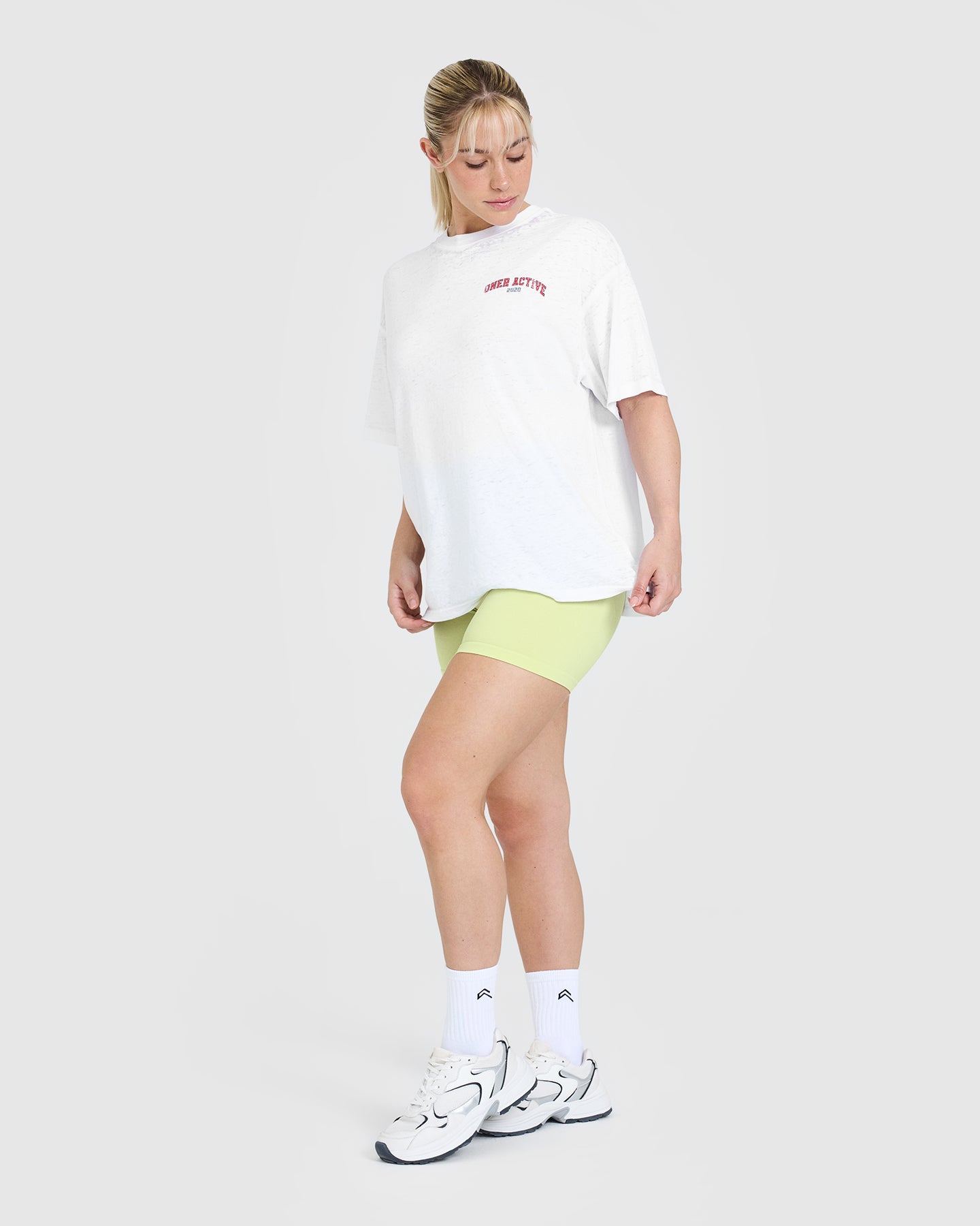 Legendary Graphic Print Washed T-Shirt | White