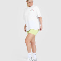Legendary Graphic Print Washed T-Shirt | White