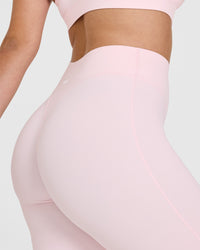 SoftMotion™ Flared Bottoms with White Logo | Ballet Pink