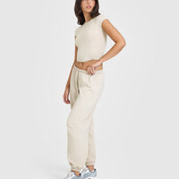 Mid Weight Joggers | Sand