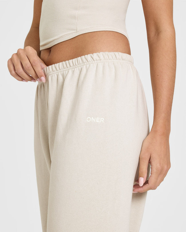 Mid Weight Joggers | Sand