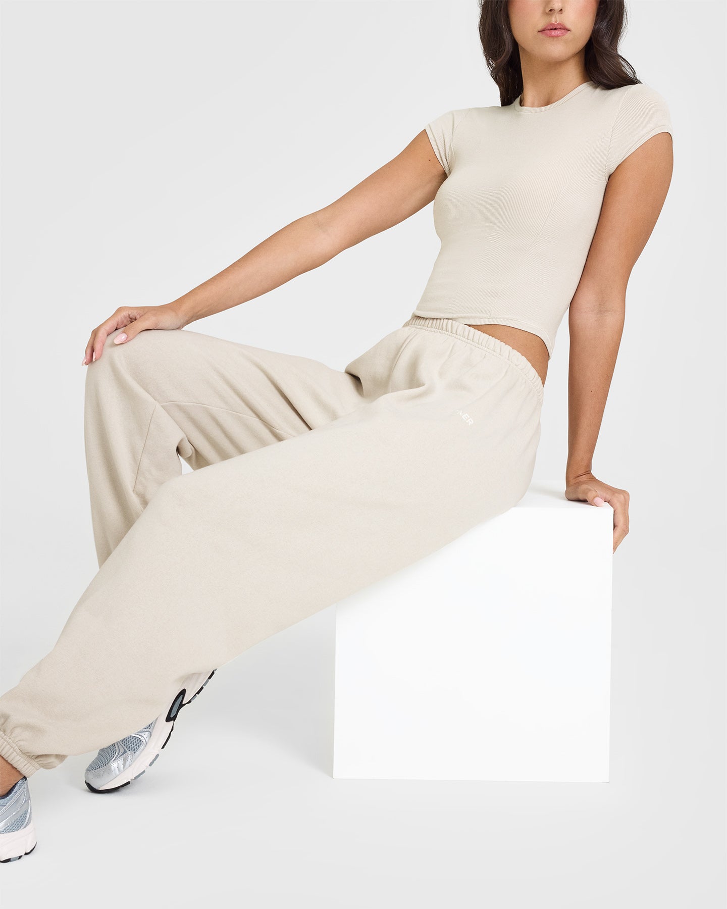 Mid Weight Joggers | Sand
