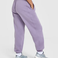 Foundations Joggers With Printed Graphic | Soft Purple