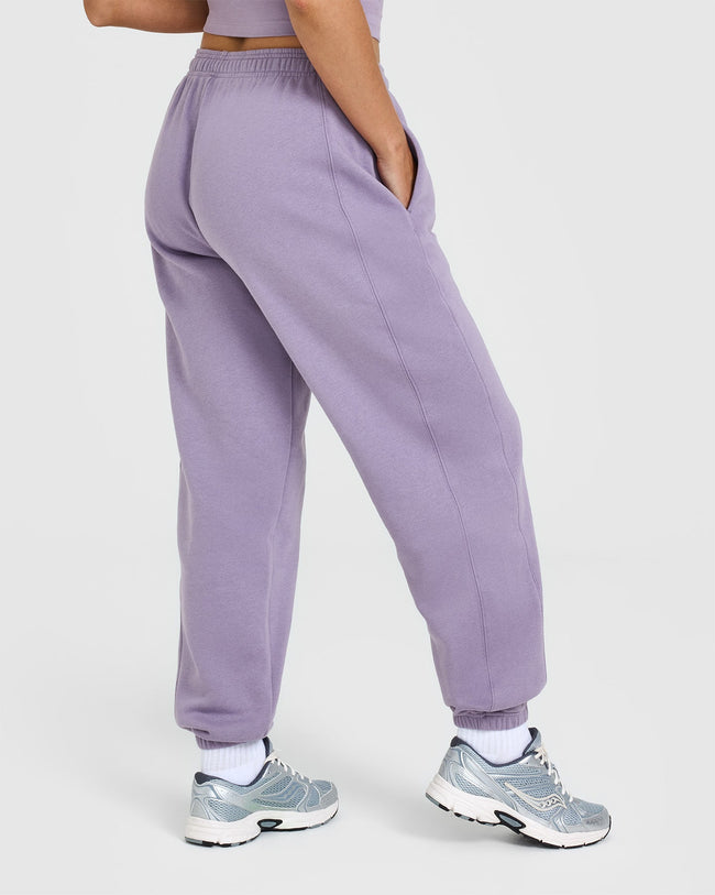 Foundations Joggers With Printed Graphic | Soft Purple