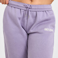 Foundations Joggers With Printed Graphic | Soft Purple