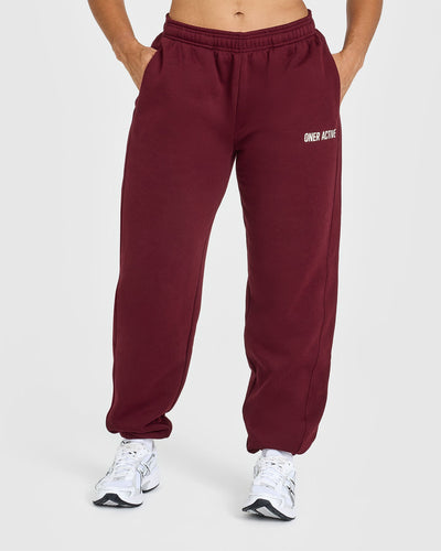 Foundations Joggers With Printed Graphic | Rosewood