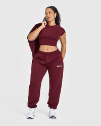Foundations Joggers With Printed Graphic | Rosewood