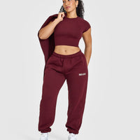 Foundations Joggers With Printed Graphic | Rosewood