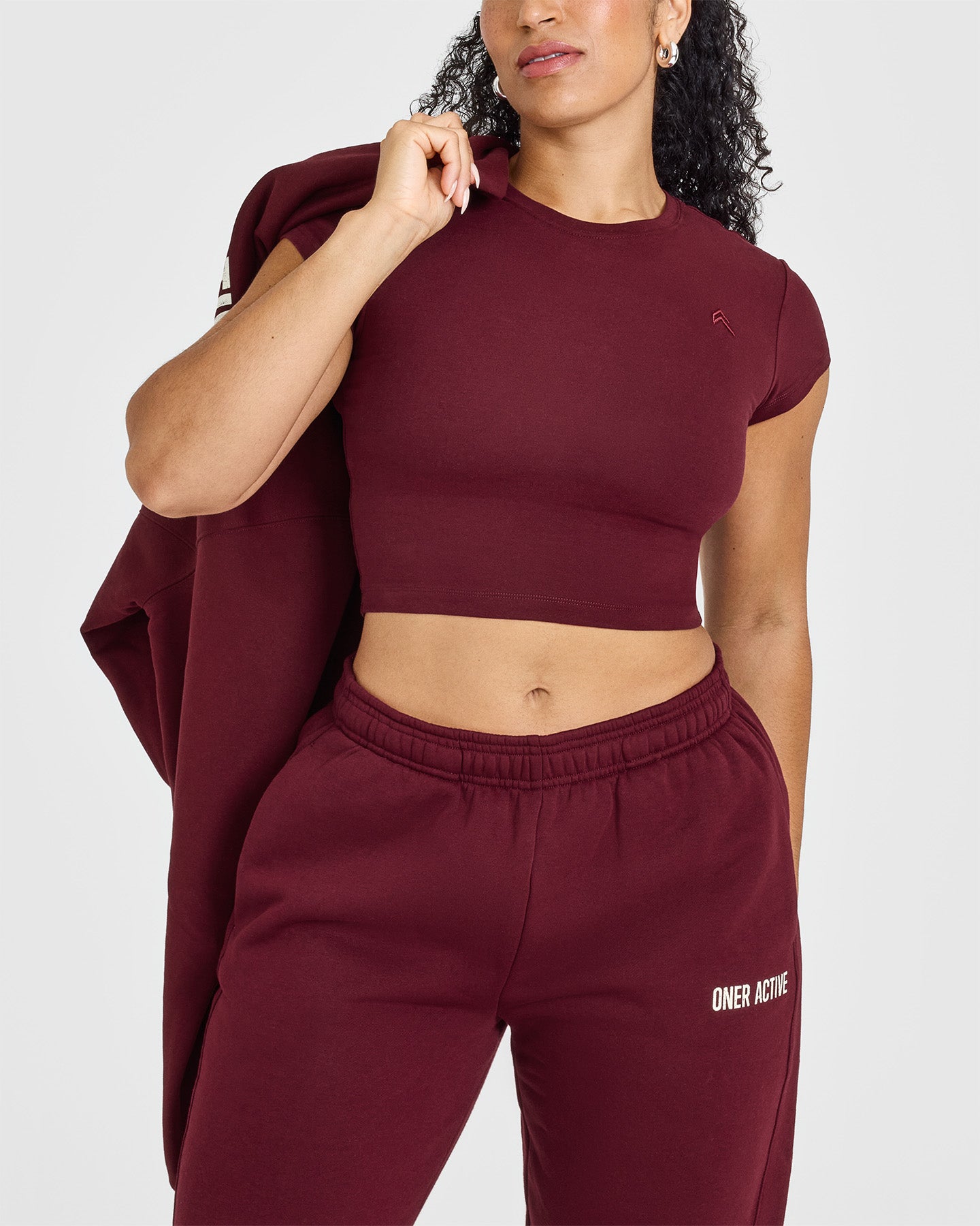 Foundations Joggers With Printed Graphic | Rosewood