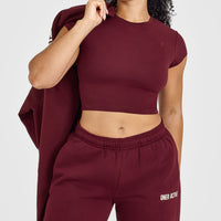Foundations Joggers With Printed Graphic | Rosewood