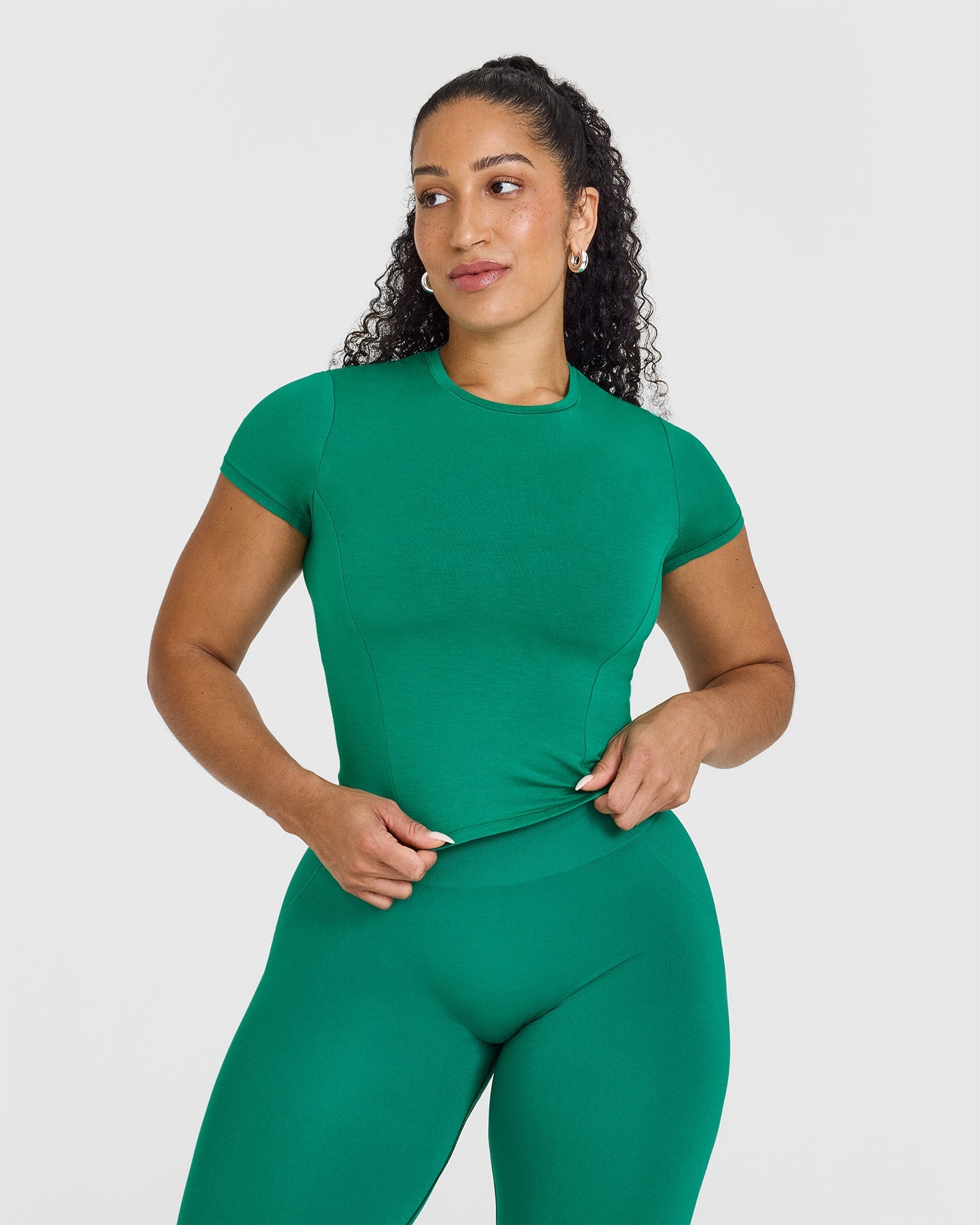 Mellowâ„¢ Soft Mid Short Sleeve T-Shirt | Emerald Green