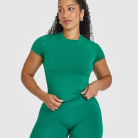Mellowâ„¢ Soft Mid Short Sleeve T-Shirt | Emerald Green