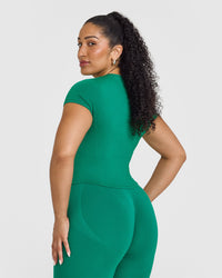 Mellowâ„¢ Soft Mid Short Sleeve T-Shirt | Emerald Green