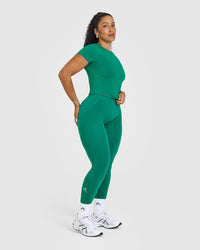 Mellowâ„¢ Soft Mid Short Sleeve T-Shirt | Emerald Green