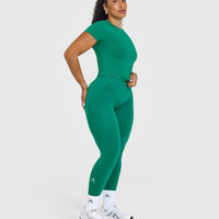 Mellowâ„¢ Soft Mid Short Sleeve T-Shirt | Emerald Green