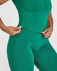 Mellowâ„¢ Soft Mid Short Sleeve T-Shirt | Emerald Green