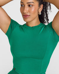 Mellowâ„¢ Soft Mid Short Sleeve T-Shirt | Emerald Green