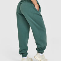 Foundations Joggers With Printed Graphic | Iced Green