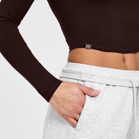 Mellow™ Soft Mid Long Sleeve Top | 70% Cocoa