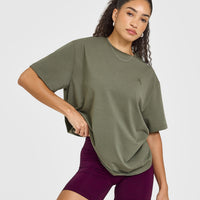 Classic Oversized Lightweight T-Shirt | Alpine Green