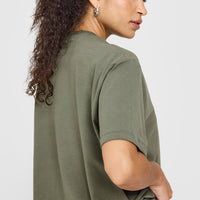 Classic Oversized Lightweight T-Shirt | Alpine Green