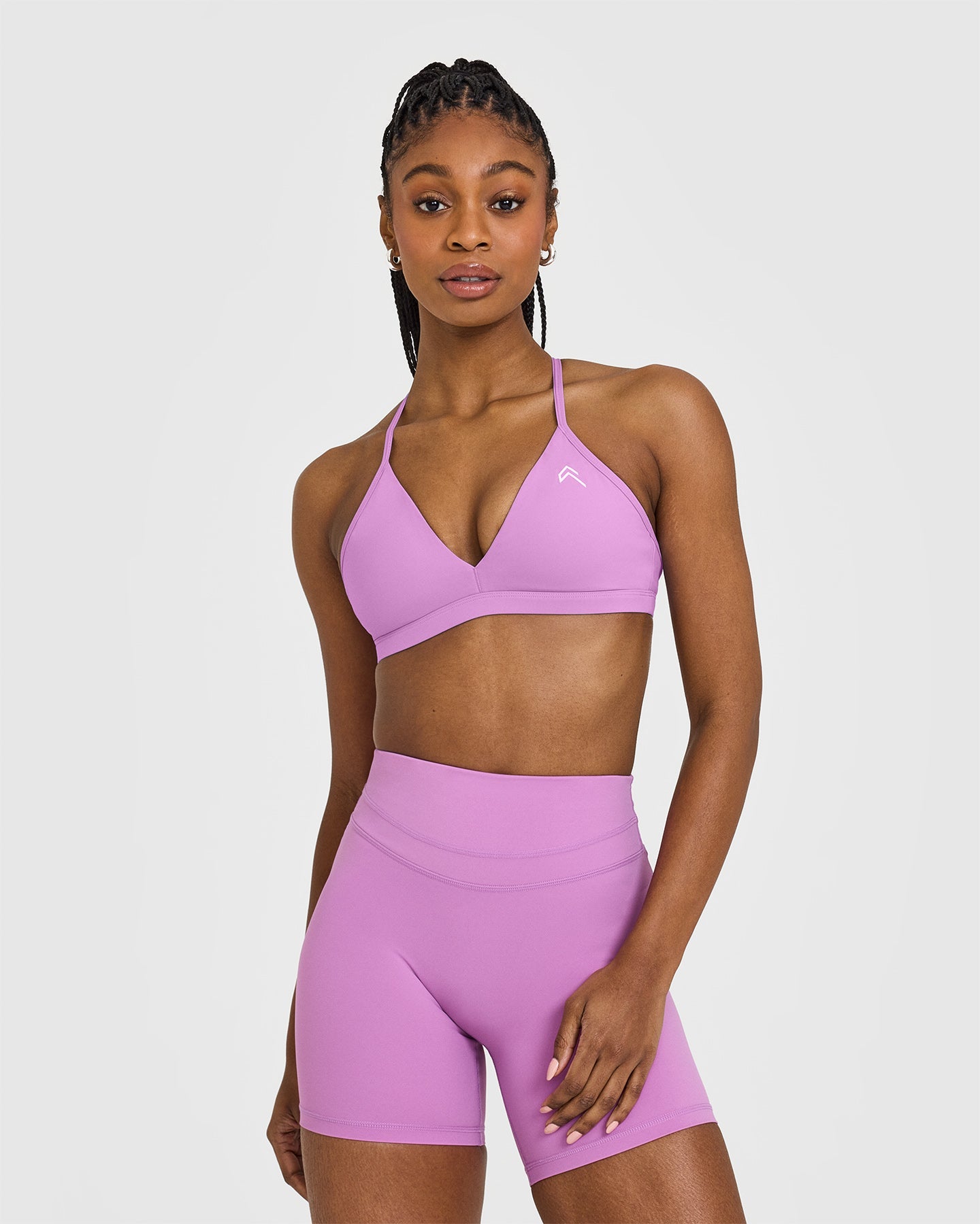 EasyLift™ Ultra Minimal V Neck Bralette | Orchid Purple