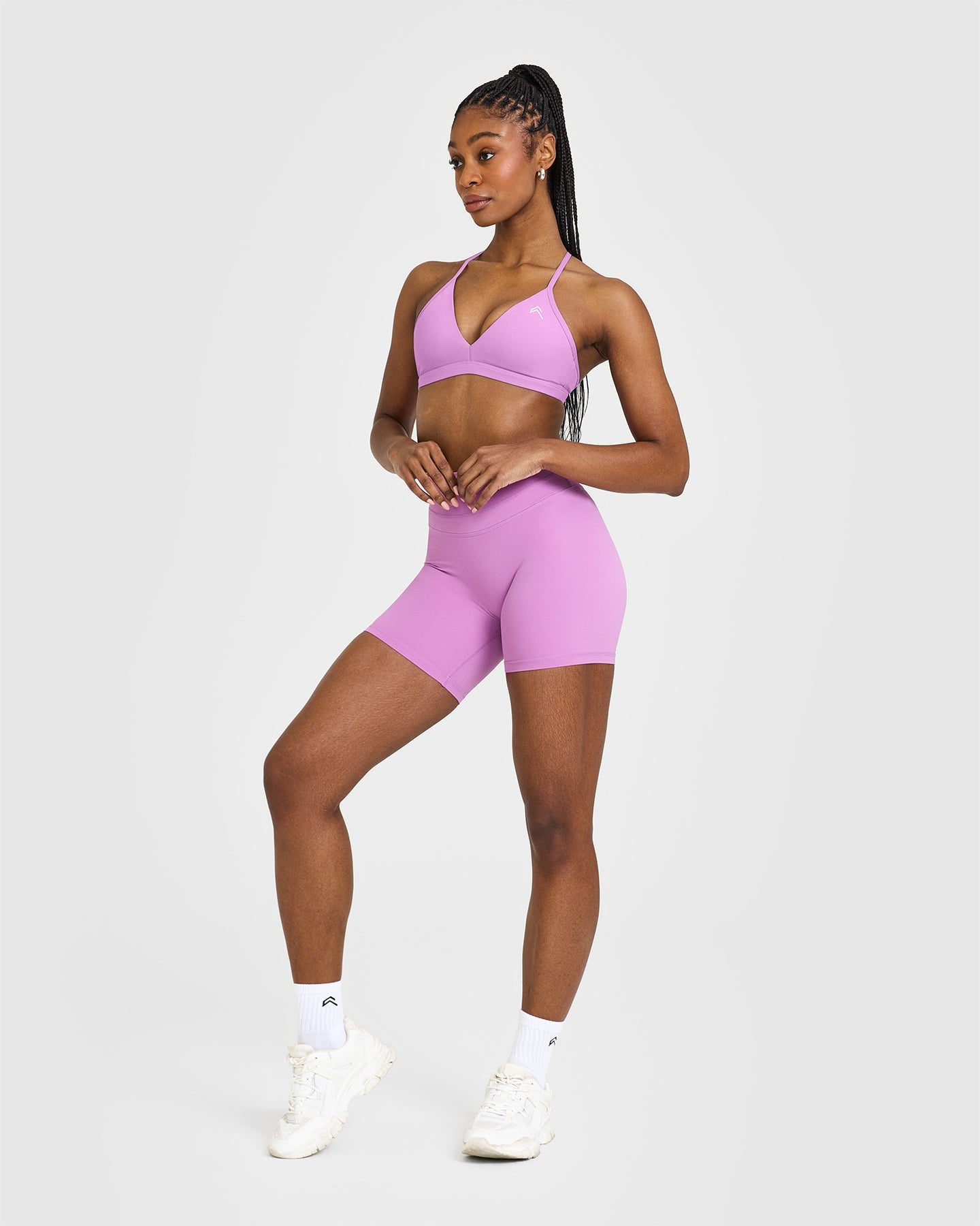 EasyLift™ Ultra Minimal V Neck Bralette | Orchid Purple