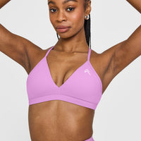 EasyLift™ Ultra Minimal V Neck Bralette | Orchid Purple