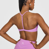 EasyLift™ Ultra Minimal V Neck Bralette | Orchid Purple