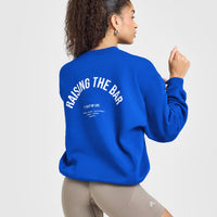 Foundations Raising the Bar Crew Neck Sweatshirt | Cobalt Blue