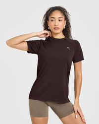 Go To Seamless Loose Top | Plum Brown