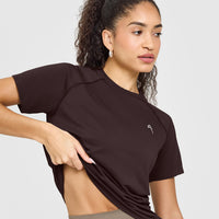Go To Seamless Loose Top | Plum Brown