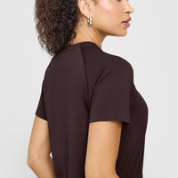 Go To Seamless Loose Top | Plum Brown