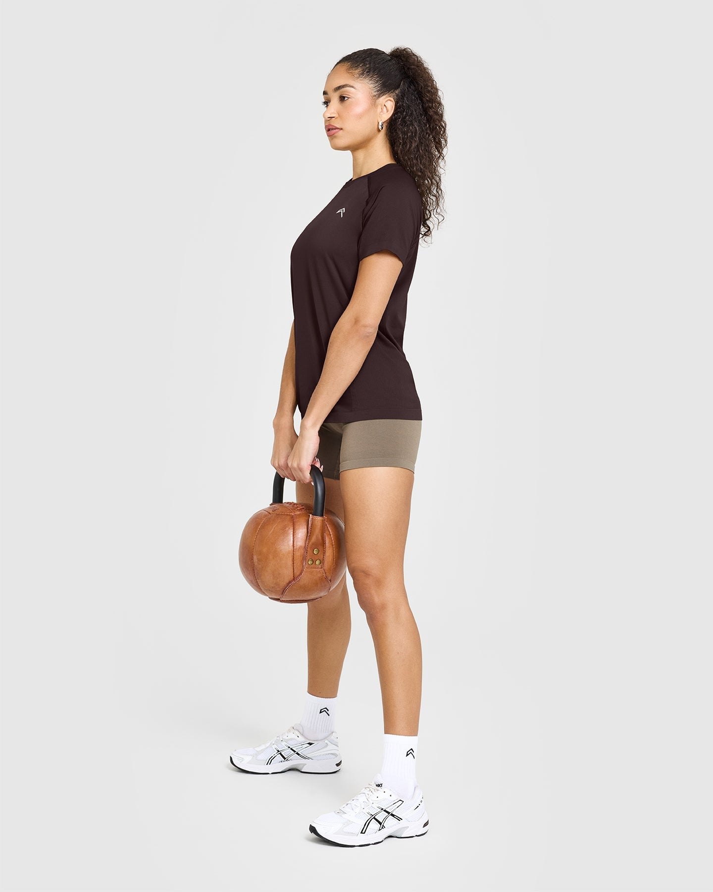 Go To Seamless Loose Top | Plum Brown
