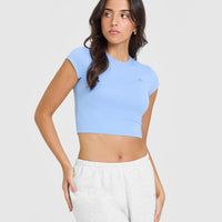 Cotton Icon Baby T-Shirt | Powdered Blue