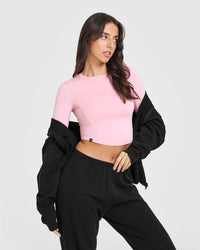 Mellowâ„¢ Soft Mid Long Sleeve Top | Petal Pink