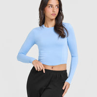 Mellowâ„¢ Soft Mid Long Sleeve Top | Powdered Blue