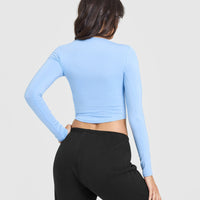 Mellowâ„¢ Soft Mid Long Sleeve Top | Powdered Blue
